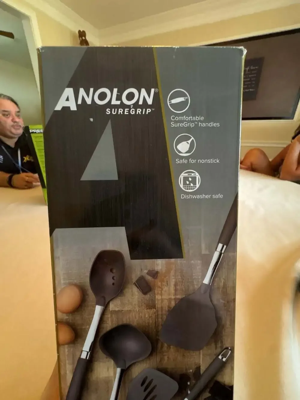 Anolon SureGrip 6-Piece Nonstick Kitchen Utensil Set
